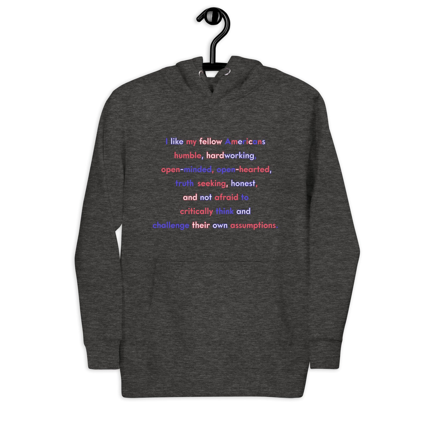 I Like My Americans Unisex Hoodie