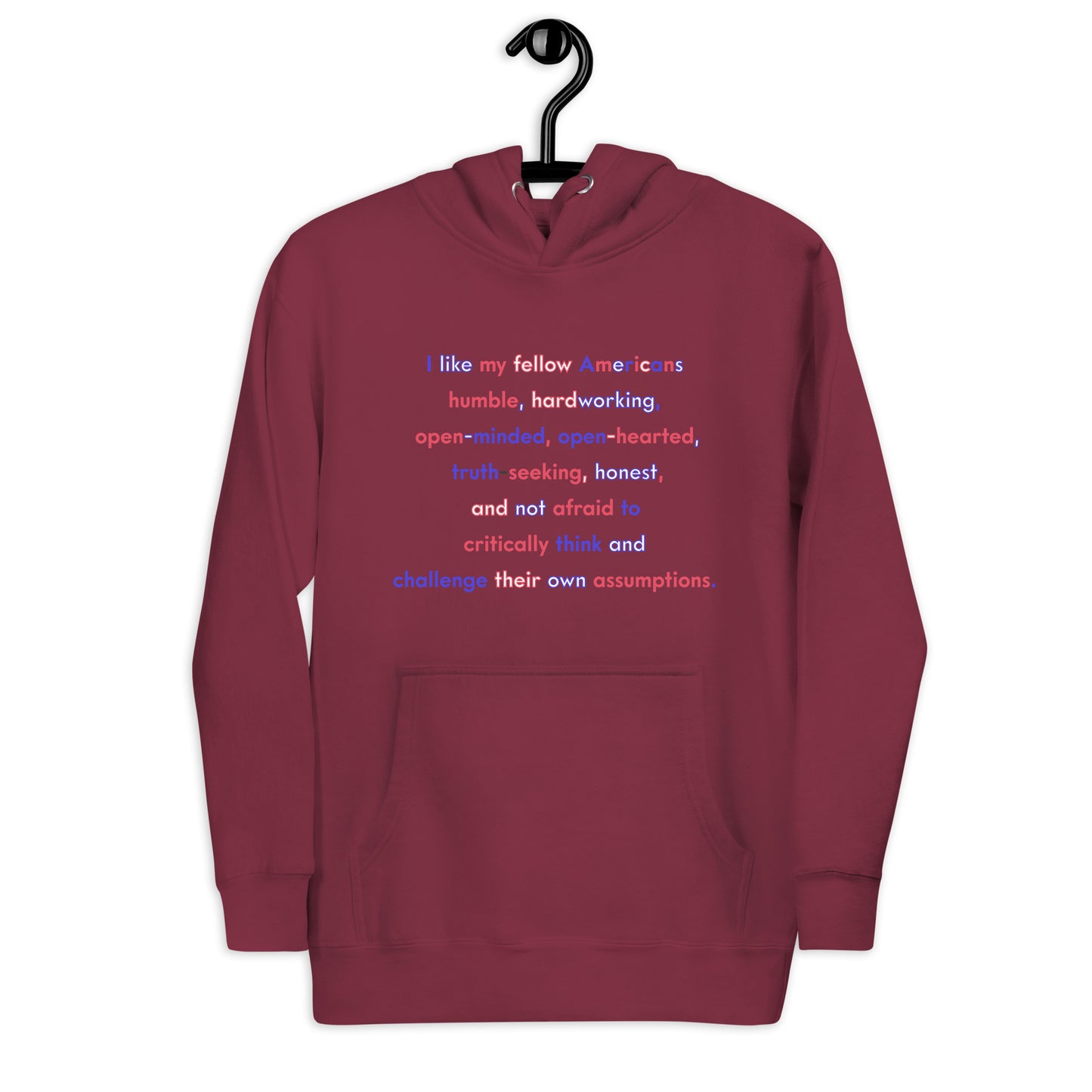 I Like My Americans Unisex Hoodie