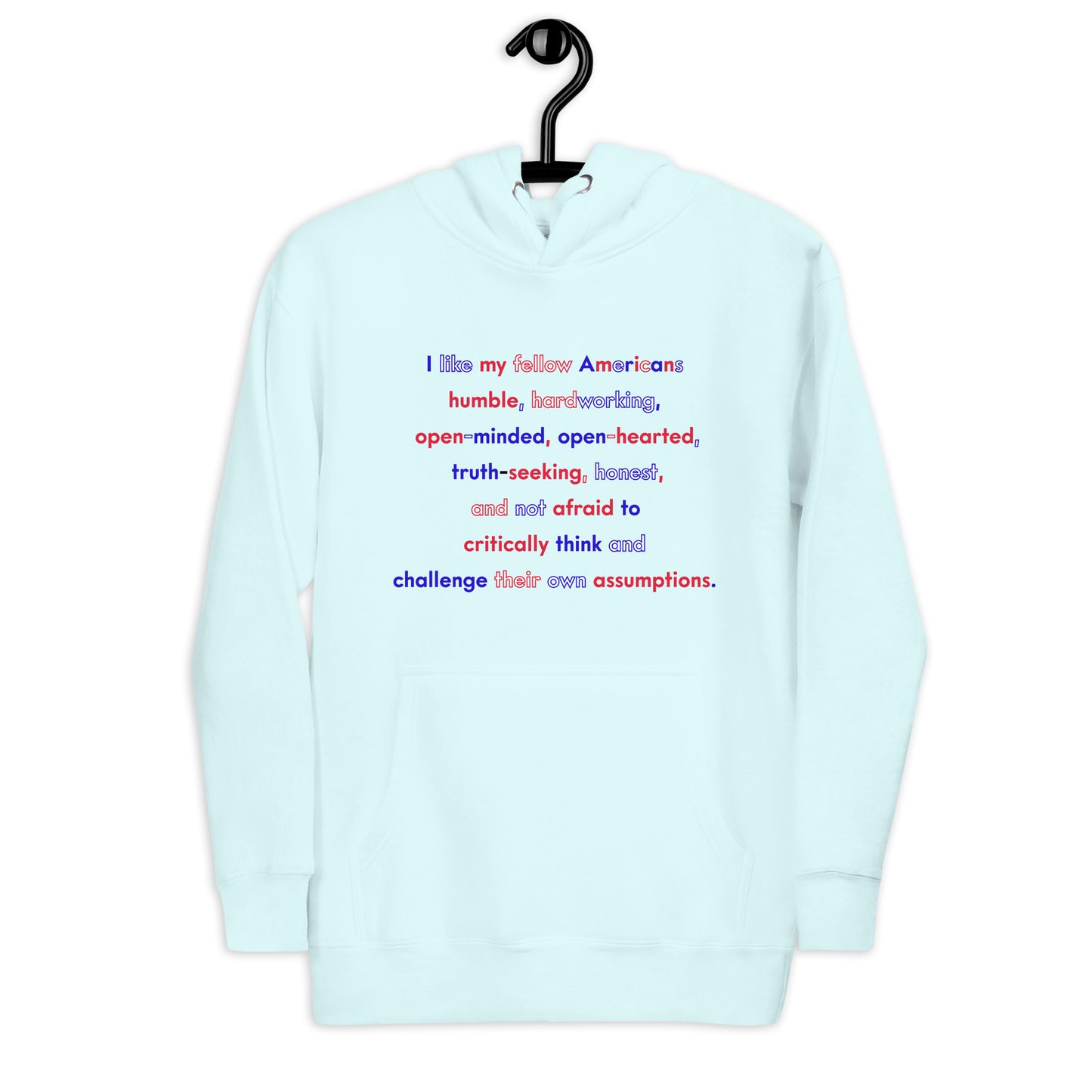 I Like My Americans Unisex Hoodie