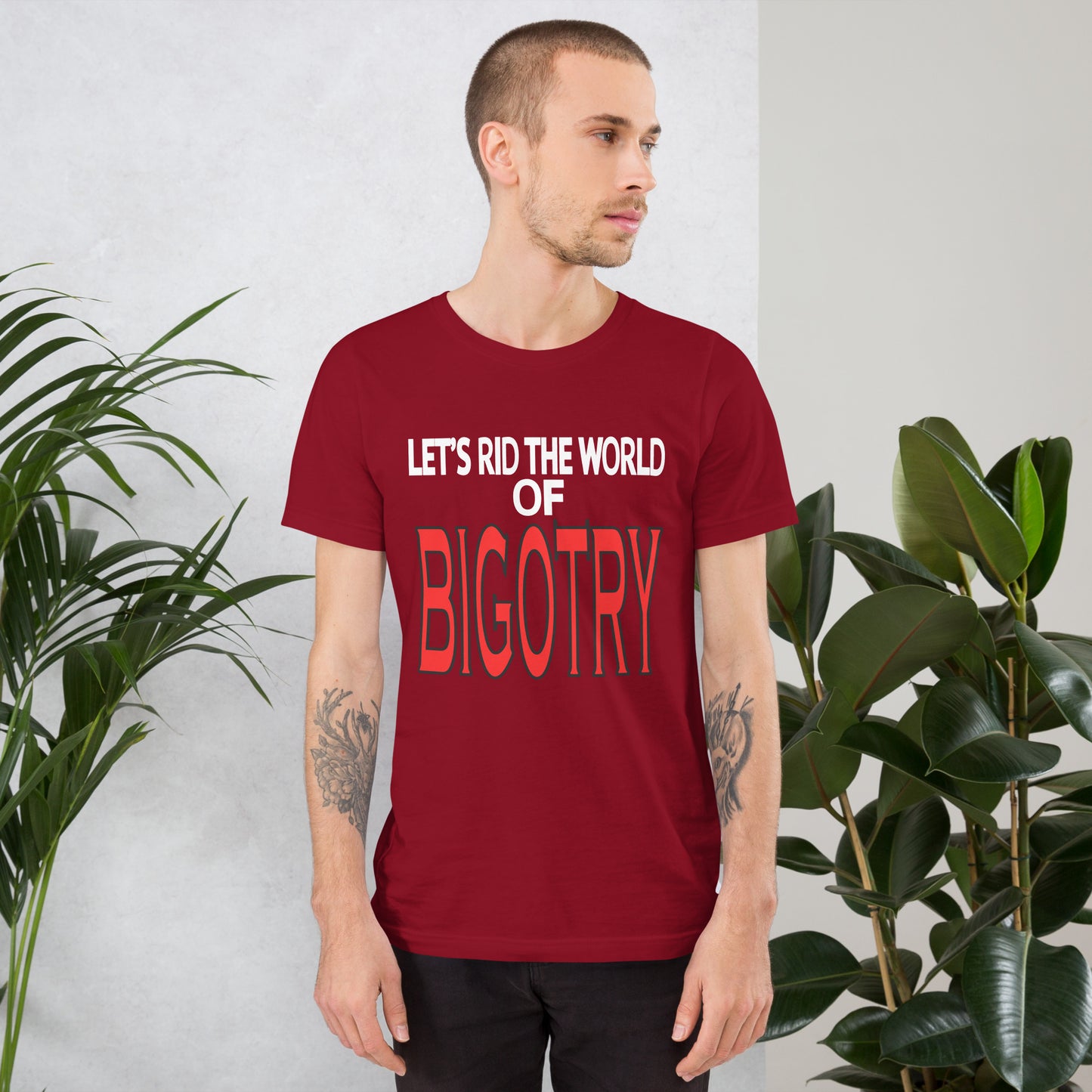 Rid the World of Bigotry Unisex T-Shirt