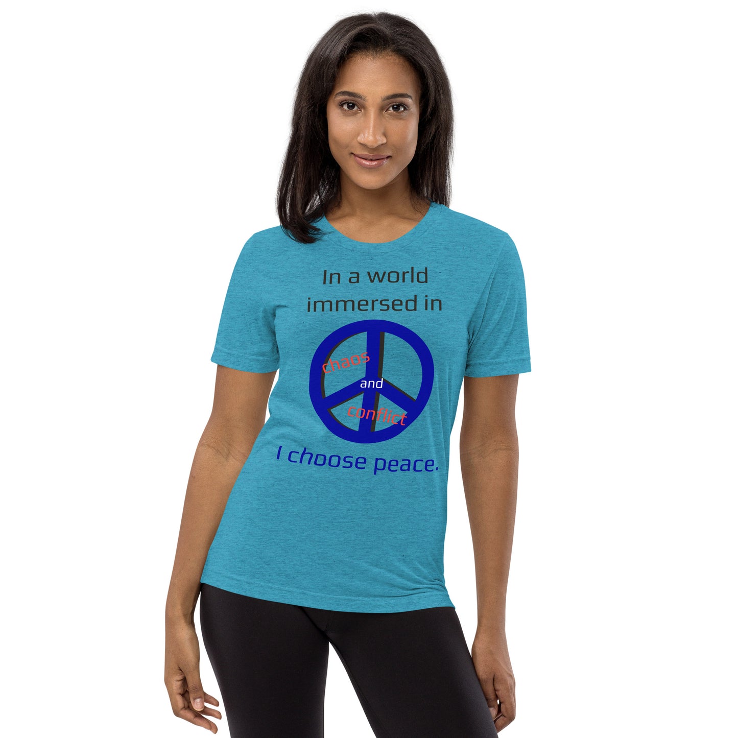 I Choose Peace Unisex Tri-Blend T-Shirt