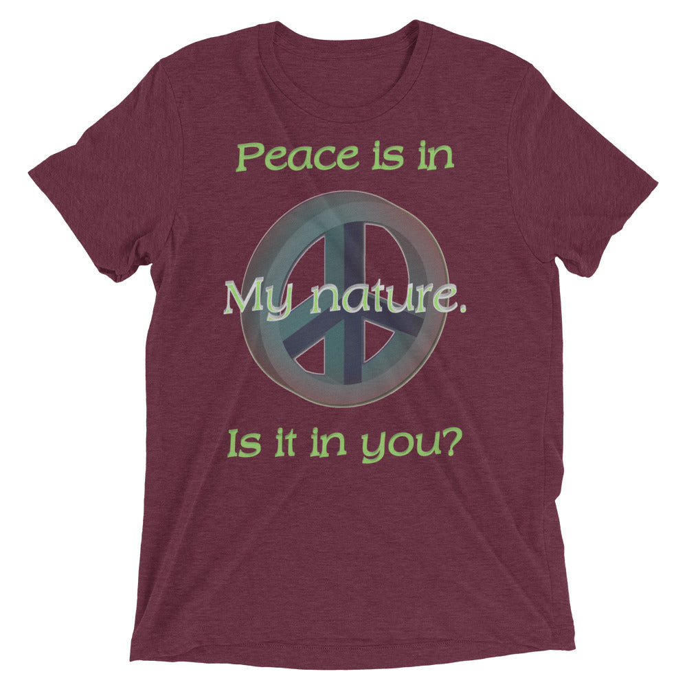 Peace Is in My Nature Unisex T-Shirt