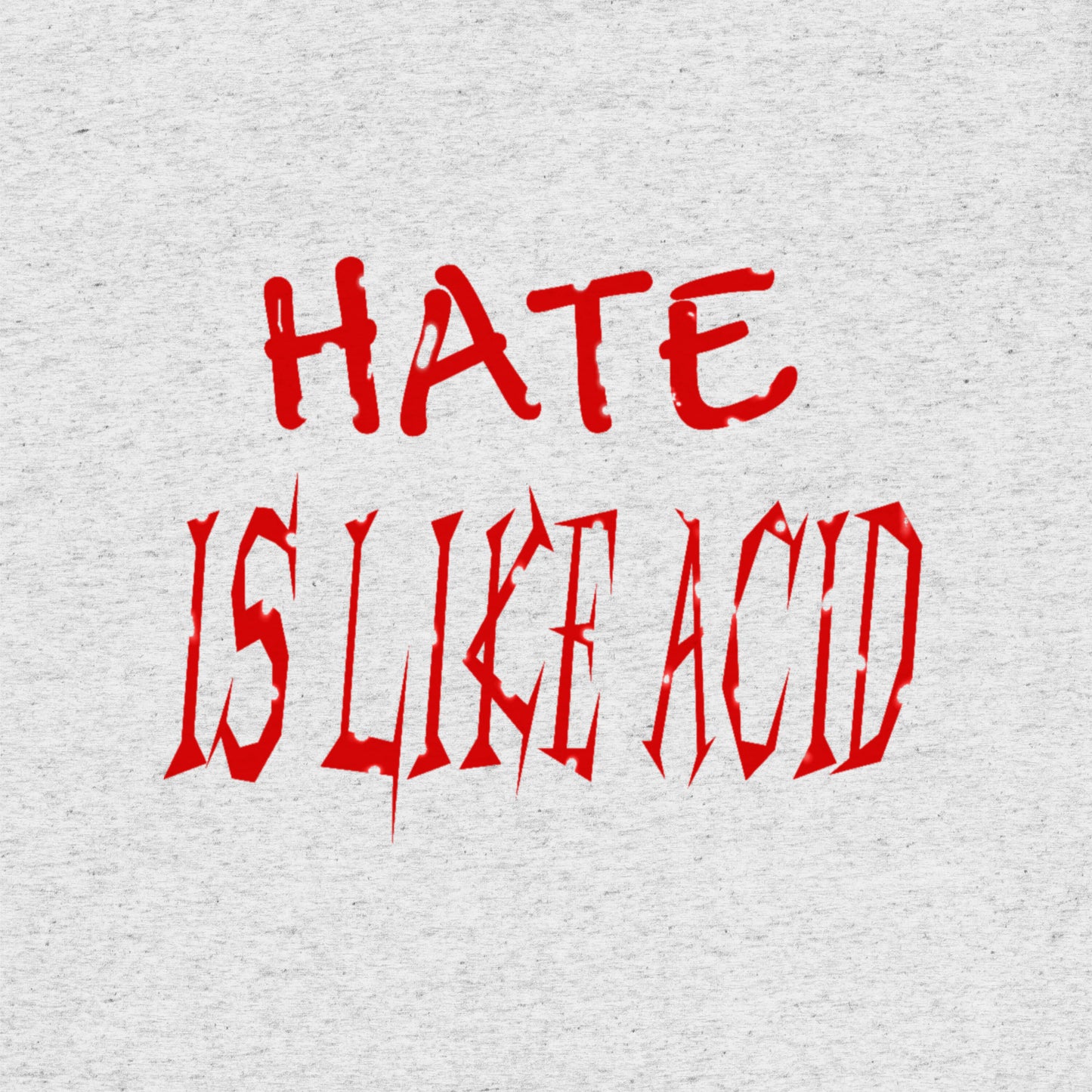 Hate Is Like Acid Unisex T-Shirt